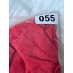 SUNDAY BEST Red Cropped Peplum Tie Front Long Sleeve Blouse Women's Size M‎ Size M Photo 5