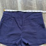 Reserved  Made in Europe Navy Blue High Rise Shorts US Size 6 Photo 5