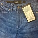NWT Barbell Apparel Women’s Mom Fit High Rise Dark Indigo Jeans Size 23 Blue Photo 2
