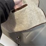 Love Tree Faux Fur Lined Vest with Brown Trim   M/L Fall Winter Sherpa Cozy Photo 3