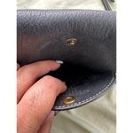 Tory Burch Perforated Logo Pebbled Leather Fold Over Magnetic Snap Crossbody Photo 5