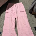 ZARA  bubblegum pink cargo jeans 6 Photo 1