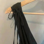 Lulus New Dance the Night Away Maxi Gown Black Surplice Dress Medium Formal NWT Photo 9