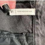 PacSun Ultra High Rise Slim Distressed Black Denim Jeans Women's - 31 NWT Photo 8