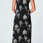 J.Jill  Wearever Dress Sketch Palm Print A-Line Maxi Petite Size L New w/Tag Photo 2