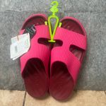 Crocs Women's Size 10 Nwt Hot Pink Getaway Platform H-Strap Sandals Wedge Photo 1