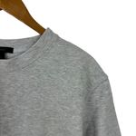 J.Crew Heather Gray Sequin Trim Boxy Fit Sweatshirt Size Small B7027 Photo 8