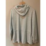 L.L.Bean Women's Gray Sweatshirt Drawstring Cinch Waist Hooded 295257 XL Photo 1