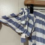 Blue Rain  off shoulder stripped blouse sz s Photo 4