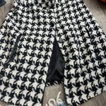 Modcloth  Black and White Houndstooth Women's Jacket poncho size M Photo 9