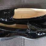PETER KAISER Shiny Black Flats Size 9 “plus” Photo 4
