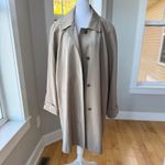 Worthington Vintage Khaki Tan Trench Coat Button In Lining and Hood Size XL Photo 15