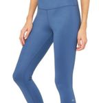 Alo Yoga High Blue Airbrush Leggings M Photo 0