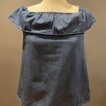 R1893 Denim off/on shoulder short Photo 0