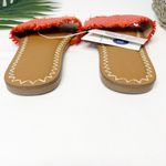 Universal Threads Universal Thread Slide Sandals Luciana Red Size 8 Woven Slip On Photo 5