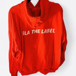 Sla the Label Hoodie Red Size M Photo 0