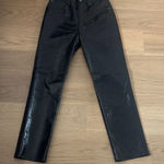AGOLDE  patent navy leather pants Photo 0