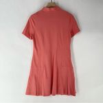 Outdoor Voices  Coral Stretch Cotton Short Sleeve Pleated Mini Polo‎ Tennis Dress Photo 10