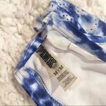 PINK - Victoria's Secret Pink Victoria’s Secret Tie Dye‎ Flounce Ruffle Strappy Bikini Top Blue White m Photo 3