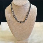 Silpada  Sterling Silver & Black Leather Necklace Photo 1