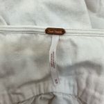 Free People Tie Front Cropped Jacket Balloon Sleeve Womens size M Cream Photo 3