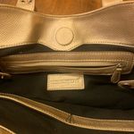 Tignanello Leather Bag Metallic Gold Shoulder Bag Magnetic Closure Photo 3