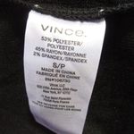 Vince NWT Sleeveless Mock Neck Midi in Black Knit Column Dress S $295 Photo 5