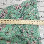 Lila Rose Lily Rose Seafoam Green Floral Short Sleeve Scoop Neck Mini Length Dress Size XL Photo 13
