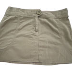 H&M  Olive Green Mini Skirt Size 4 100% cotton Photo 0