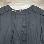 Miu Miu Gray Wool Classic Short Sleeve Dress Size 38 Photo 6