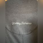 Tommy Bahama Gray and Black Half Zip Long Sleeve Billow Double Knit Dress Photo 4