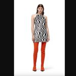 Simon Miller Zazzle Zebra Trip Sequin Halter Mini Dress 2 Black Photo 3