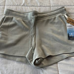 BEARPAW  Women's Light sage Fleece Athletic Shorts Photo 0