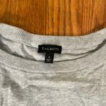 Talbots City Scene Lightweight 3/4 Sleeve Sweater grey size small Photo 5