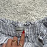 Abercrombie & Fitch Linen / Cotton Paperboy Stripped Shorts‎ White/ Blue Sz M Size M Photo 2