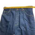 Lee Deadstock Vintage 80s Women's Denim Riders Jeans Indigo Dark Wash Size 15 Photo 6