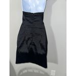 Jessica McClintock  Black Gold Strapless Mini Dress Size 10 Party‎ Photo 3