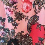 Alexia Admor NWT Scuba Sheath Dress Floral Pink S Roses Paisley Romantic Barbie Photo 3