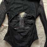 SheIn Black Lace Bodysuit Photo 1