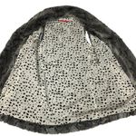 Alice + Olivia Alice + Olivia Faux Fur Shawl Collar Long Vest Dark Gray Size S Warm Cozy Lined Photo 10