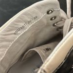 CRIME LONDON Distressed Vintage High Top Sneakers Silver Cream Black Womens‎ 39 Size 8 Photo 4