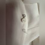 Midnight Velvet white Satin Blouse Size 6 Photo 8