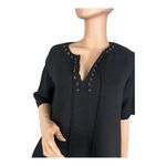 3.1 Phillip Lim Women's Bohemian Mini Dress in Black Women Dress SIZE 8 Photo 4