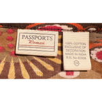 Passports  Woman Green Orange Pink‎ Yellow White Top Size 0X 23 1/2" Long x 24" Photo 2