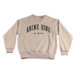 Anine Bing Dylan University Logo Sweatshirt Large 100% Cotton F268 Photo 2