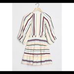 Anthropologie  Lost + Wander Patti Puff Sleeve Striped Ruffle Tassle Dress Photo 6