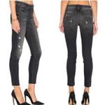 MOTHER Women's Black Looker Ankle High Rise Skinny Jeans. Size 28! Amazing shape Photo 15