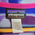 Patagonia  Synchilla Guatemalan Tango Blue Purple Aztec Snap-T Pullover Small Photo 6