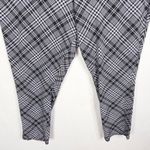 Cacique  Plus Size 26W 28W‎ Pajama Pants Purple Gray Plaid Print Elastic 843 Photo 3