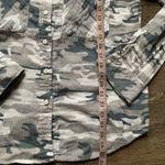 Sanctuary  White & Gray Camouflage Button Down Shirt L Photo 4